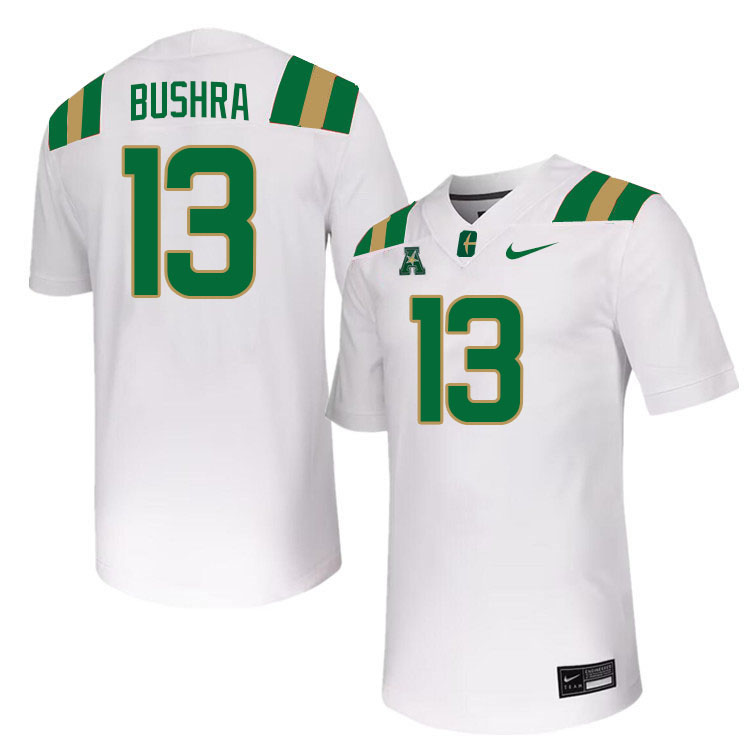 Charlotte 49ers #13 Eltayeb Bushra College Football Jerseys Stitched-White